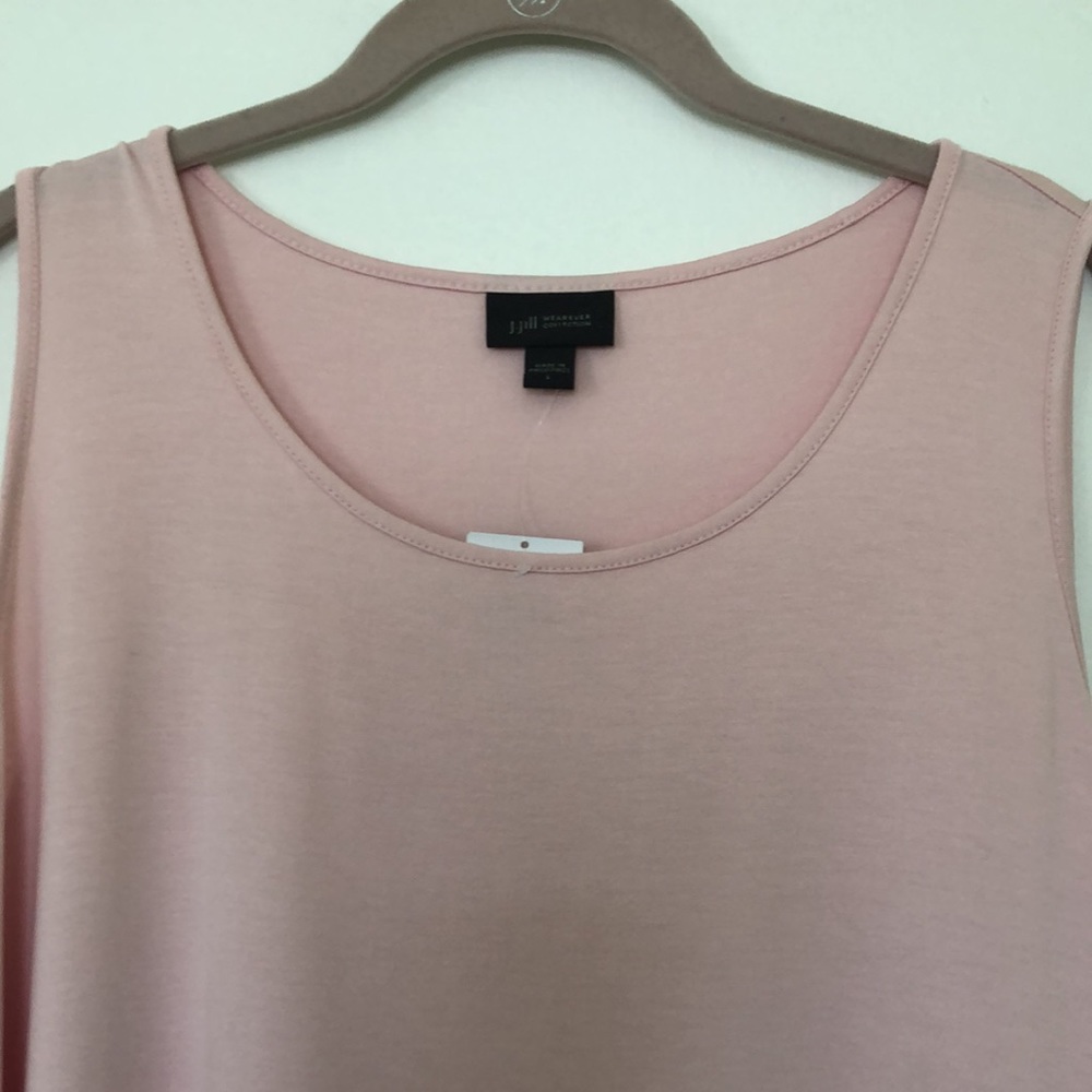 J.Jill Pink Tank Top Basic Sz L - Picture 3 of 4